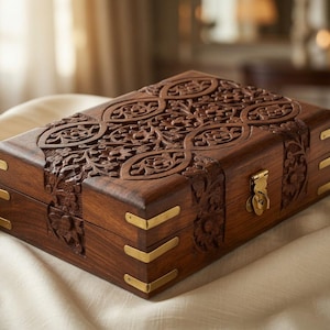 Vintage Wooden Box - Etsy