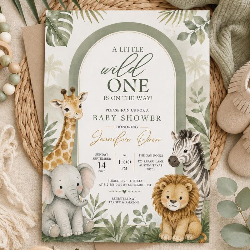Green Safari Templates - Etsy UK