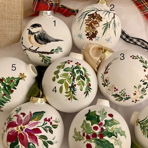 Hand Painted Ornaments/ Christmas Ornaments