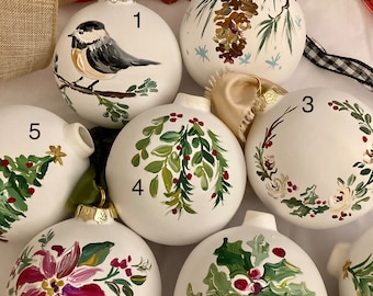 Hand Painted Ornaments/ Christmas Ornaments