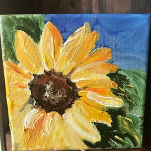 Mini Canvas Floral Art image 4