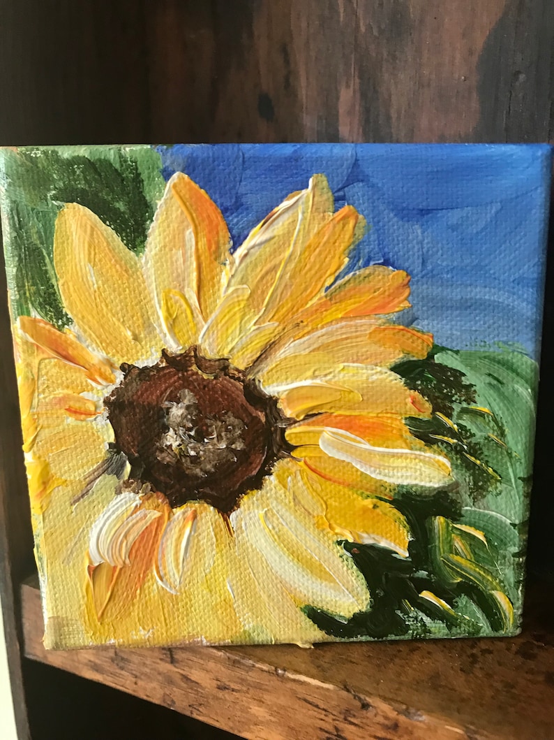 Mini Canvas Floral Art image 4