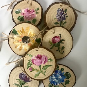 Floral Christmas Ornaments