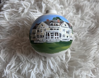 Custom Hand Painted Ornament/ Wedding Gift/ Special Gift