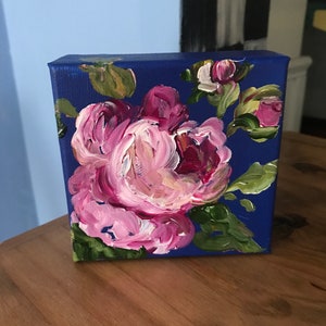 Mini Canvas Floral Art image 2