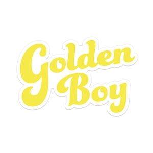 Golden Boy Sticker