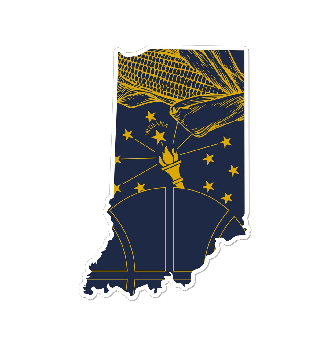 Indiana Sticker - Etsy