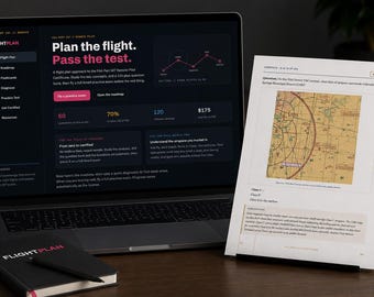 FAA Part 107 Prüfungsvorbereitung | 269 Übungsfragen, FAA-Karten (PDF)