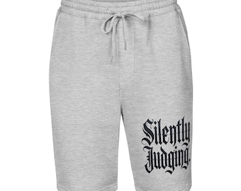 Men's fleece shorts | Silently Judging