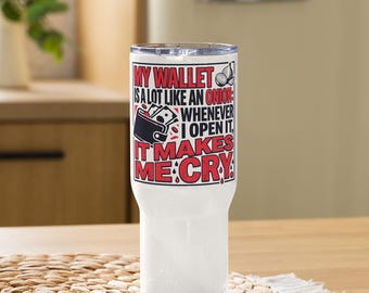 Travel mug with a handle | Wallet