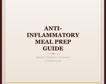 Antiinflammatorisk matlagningsguide | Hormonvänlig satsmatlagning för kvinnor | PDF-nedladdning