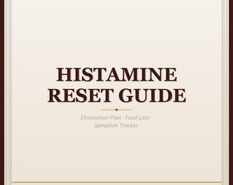 Guide till återställning av histamin | Elimineringsplan för livsmedel med låg histaminhalt, MCAS-stöd | PDF-nedladdning
