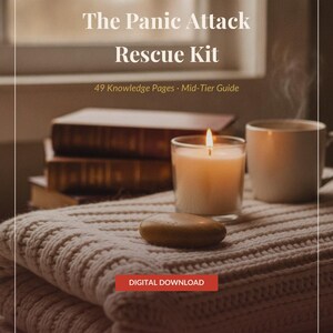 Scheda di radicamento per attacchi di panico stampabile / Tecnica 5-4-3-2-1 Respirazione d'emergenza Sollievo dall'ansia PDF Download per dispositivi mobili