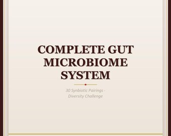 Tarmmikrobiomsystemet | 30 synbiotiska parningar, mångfaldsutmaning (digital nedladdning)