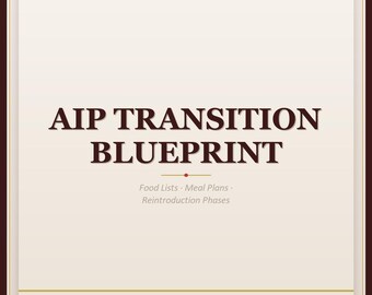 AIP-övergångsplan | Livsmedelslista för autoimmuna protokoll, 8-veckorsplanerare, återintroduktion | PDF