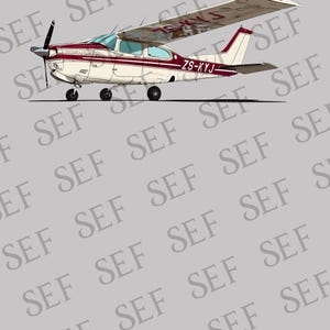 Aereo monomotore PNG, clipart di aviazione vintage, regalo per piloti per sublimazione