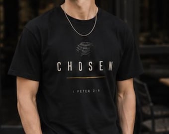 Chosen Shirt | 1 Peter 2:9 Christian Tee | Bible Verse Faith Apparel