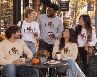 Fall for His Goodness Long Sleeve Tee | Christian Autumn Shirt | Maple Leaf Faith Design | Fall Christian Shirt