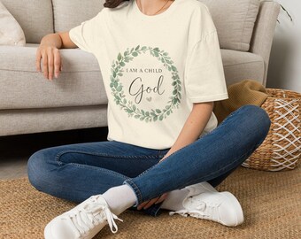 I Am a Child of God Tee | Christian Scripture Shirt | Minimal Faith Clothing