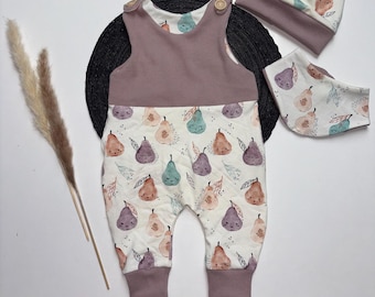 Handgemachter Baby Strampler | Babyset | Erstlingsset | Geschenkidee zur Geburt | verschiedene Größen | verschiedene Motive