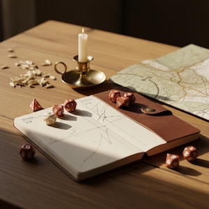 Tabletop RPG Game Master Campaign Log | Session + NPC + Plot Thread Tracker | Printable PDF | Instant Download