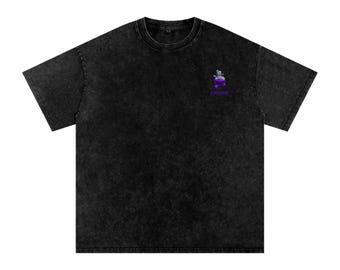 ScorchPrints CS2-Themed "Butane Buddy" Snow Washed Oversized Cotton T-Shirt