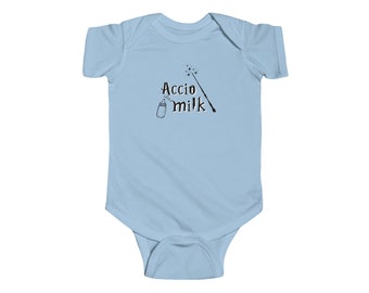 Harry Potter Baby Onesie Accio Milk Clothing for Babies and Toddlers