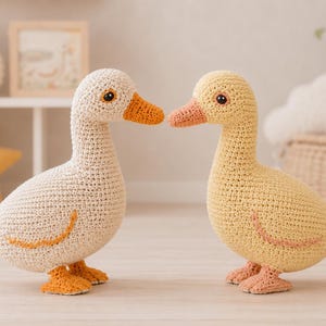 Louella Pato Crochê Padrão Amigurumi – Padrão de Bicho de Pelúcia PDF