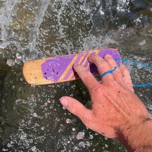 Wooden Longboard for River Surfing or out the car window cruzing