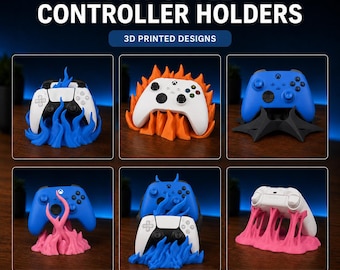 Art Style Controller Houder | 3D-geprinte gamingstandaard | Veelkleurig controllerdisplay