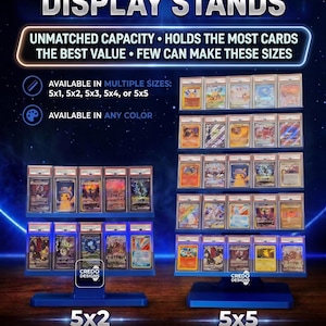PSA Slab Modern TCG Display Stand