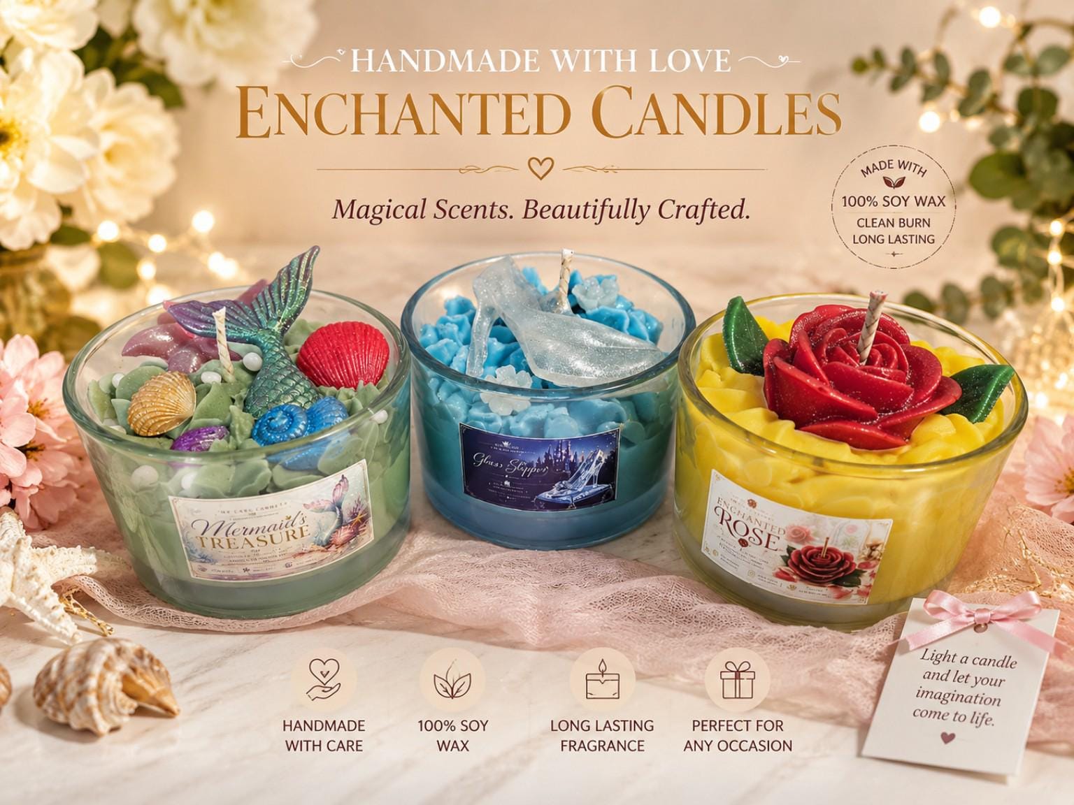 Cinderella Candles - Etsy