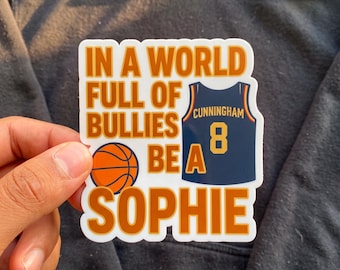 Caitlin Clark Sophie Cunningham Indiana Fever Sticker, Kiss-cut Sticker Stickers Car Magnet Accessories and Gifts for girlfriend Logo