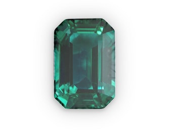 Emerald Cut Gem-kussen op maat gemaakt kussen | Sierkussen met edelsteen
