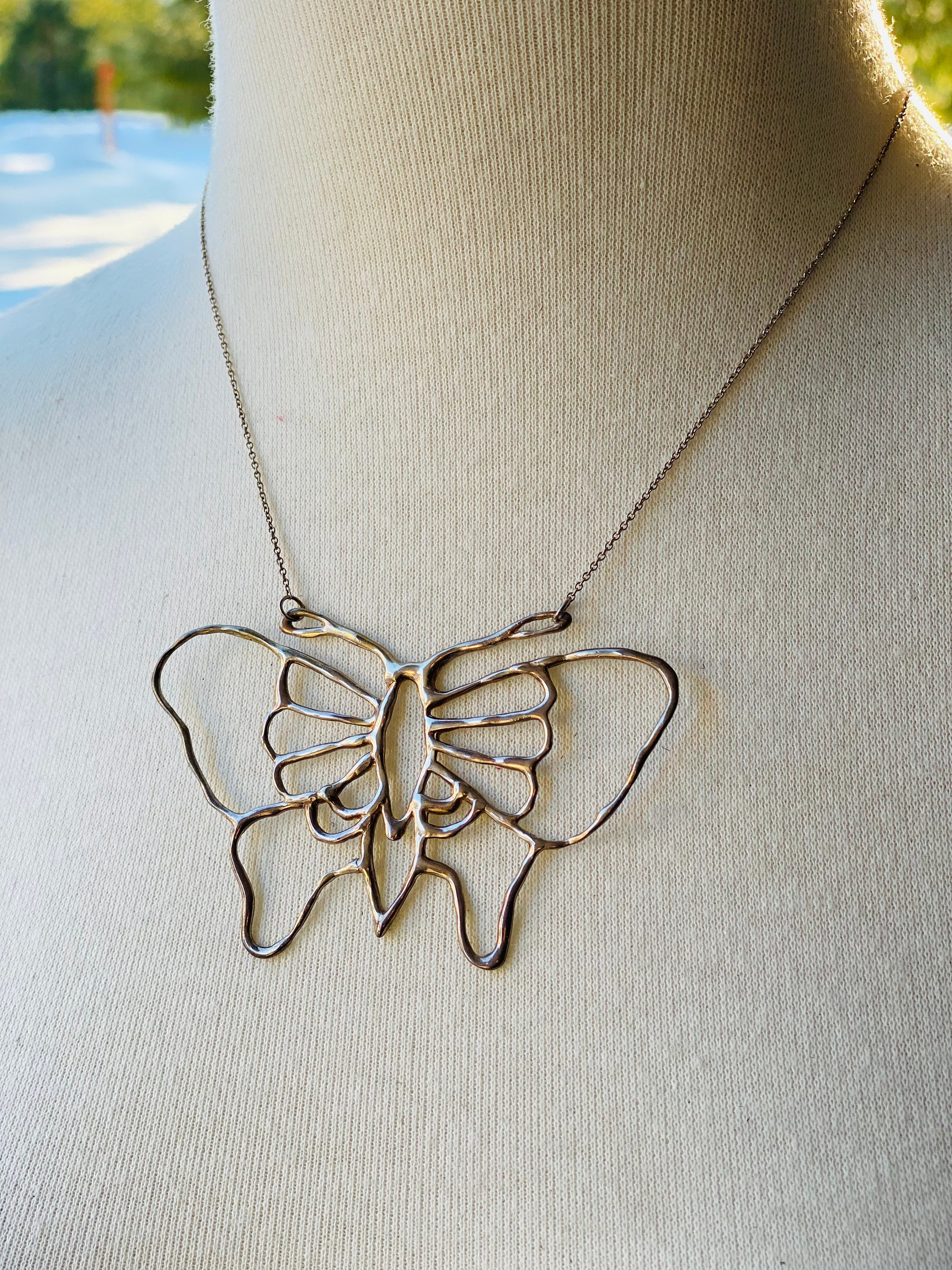 Sterling Silver Vintage Butterfly 