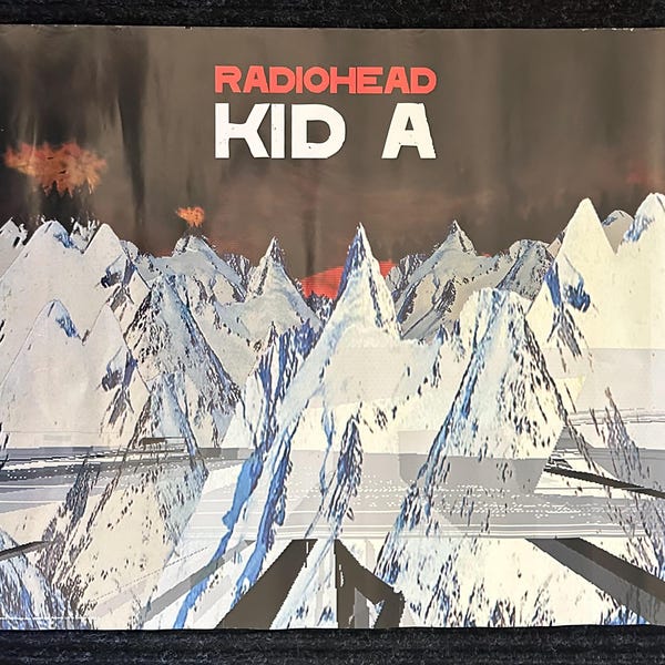 2000 Radiohead - Kida A - Original SS Promo Poster