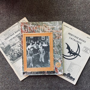 Everton's Genealogical Helper Magazine | May/June 1996 with Heritage Book Catalogues