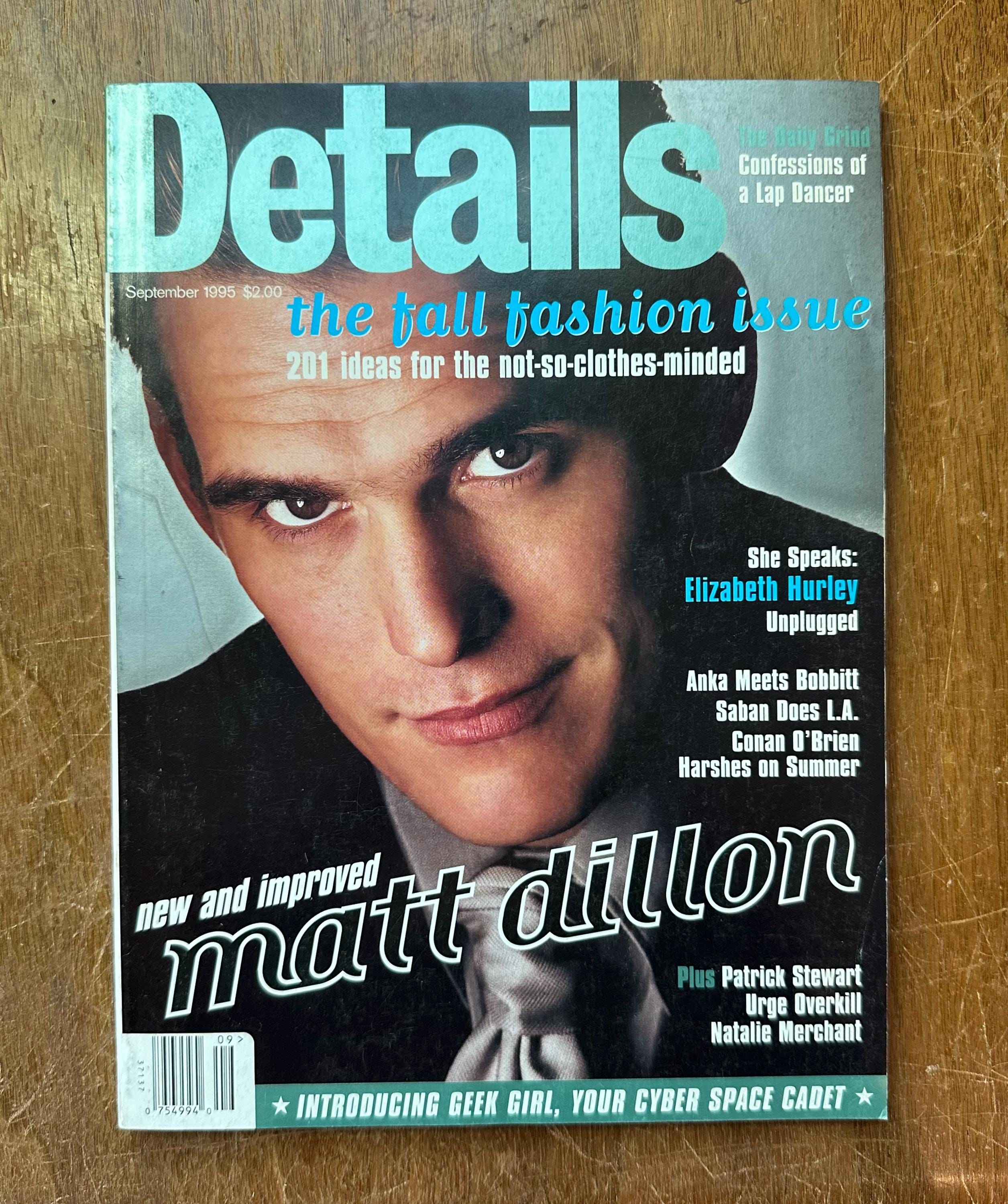 アート・デザイン・音楽 1991 INTERVIEW MAGAZINE MATT DILLON 1991 APRIL INTERVIEW MAGAZINE - MATT DILLON FRONT COVER - E 3865