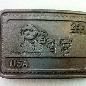 Belt Buckle - Mount Rushmore 1974