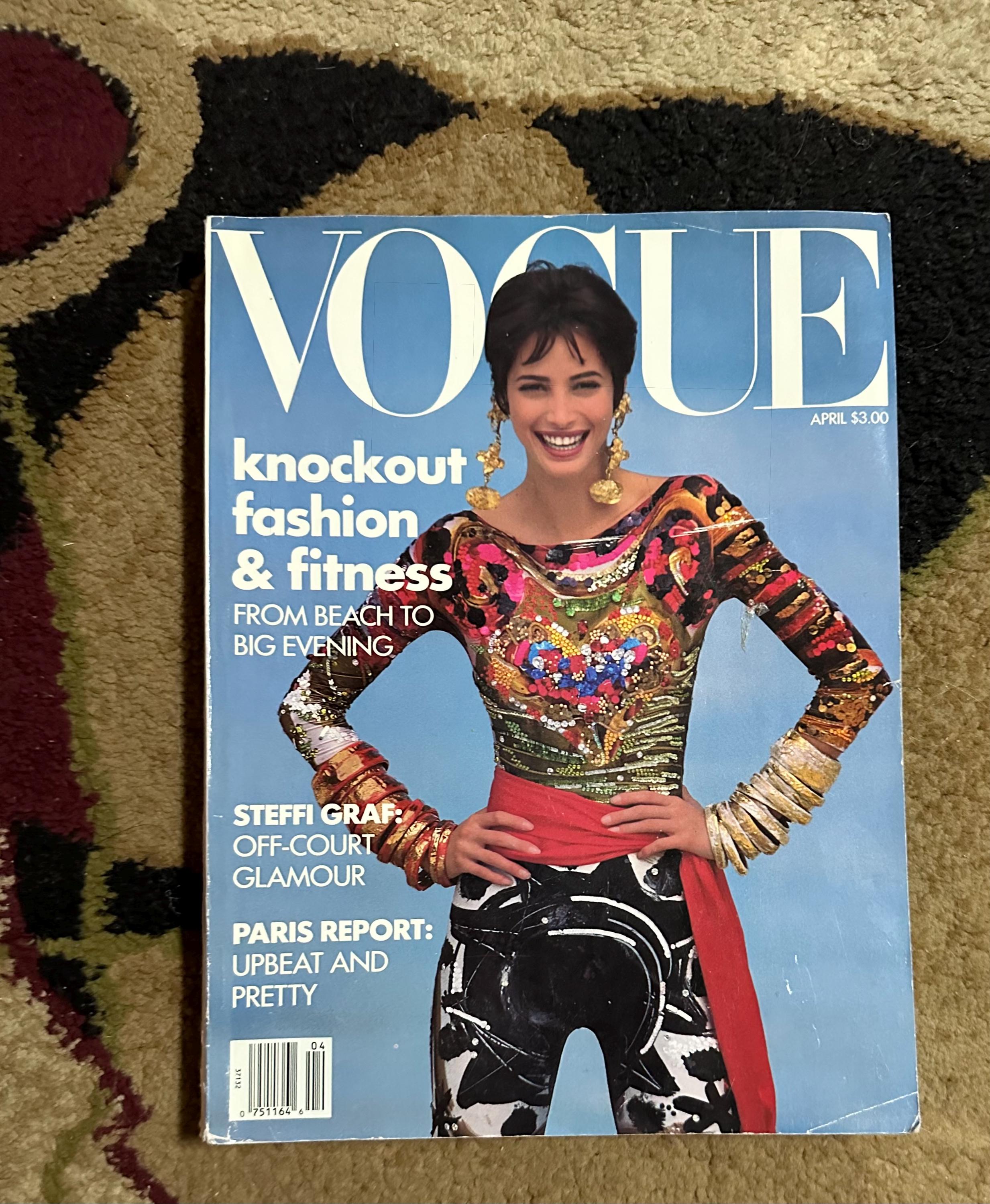 vogue italia 1990年NOVEMBER スーパーモデル VOGUE Magazine Italia