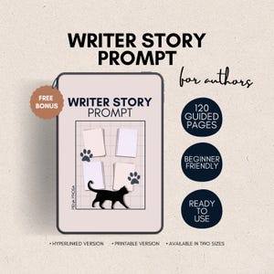 Writing Prompt Workbook | 300 Story Prompts for Writers | Creative Writing & Story Ideas