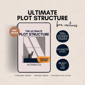 The Ultimate Plot Structure Workbook | Story Outline & Plot Planning System | Digital Download