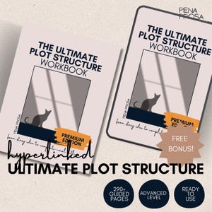 Het ultieme werkboek voor plotstructuur | Systeem voor verhaalopbouw en plotplanning | Digitale download