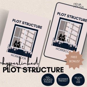 Plot Structure Workbook for Writers | Plot Planner & Novel Outline Workbook | Printable PDF