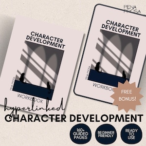 Cuaderno de trabajo para el desarrollo de personajes para escritores / Planificador de creación y perfil de personajes / PDF imprimible