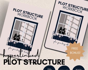 Plot Structure Workbook for Writers | Novel Outline Planner | Story Planning Workbook | Printable PDF