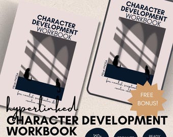 Character Development Workbook for Writers | Character Creation Workbook | Printable PDF | Digital Writing Workbook