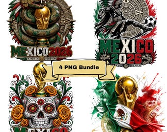 Mexico Soccer 2026 PNG, 2026 Mexico Football Bundle, Mexico Soccer  Bundle Digital Download, El Tri Soccer Sublimation Design