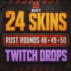 Rust Twitch Drops - Round 48+49+50 - ALL 24/24 Items!