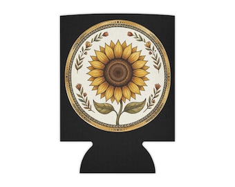Sonnenblume Mandala Dosenkühler | Blumenmotiv